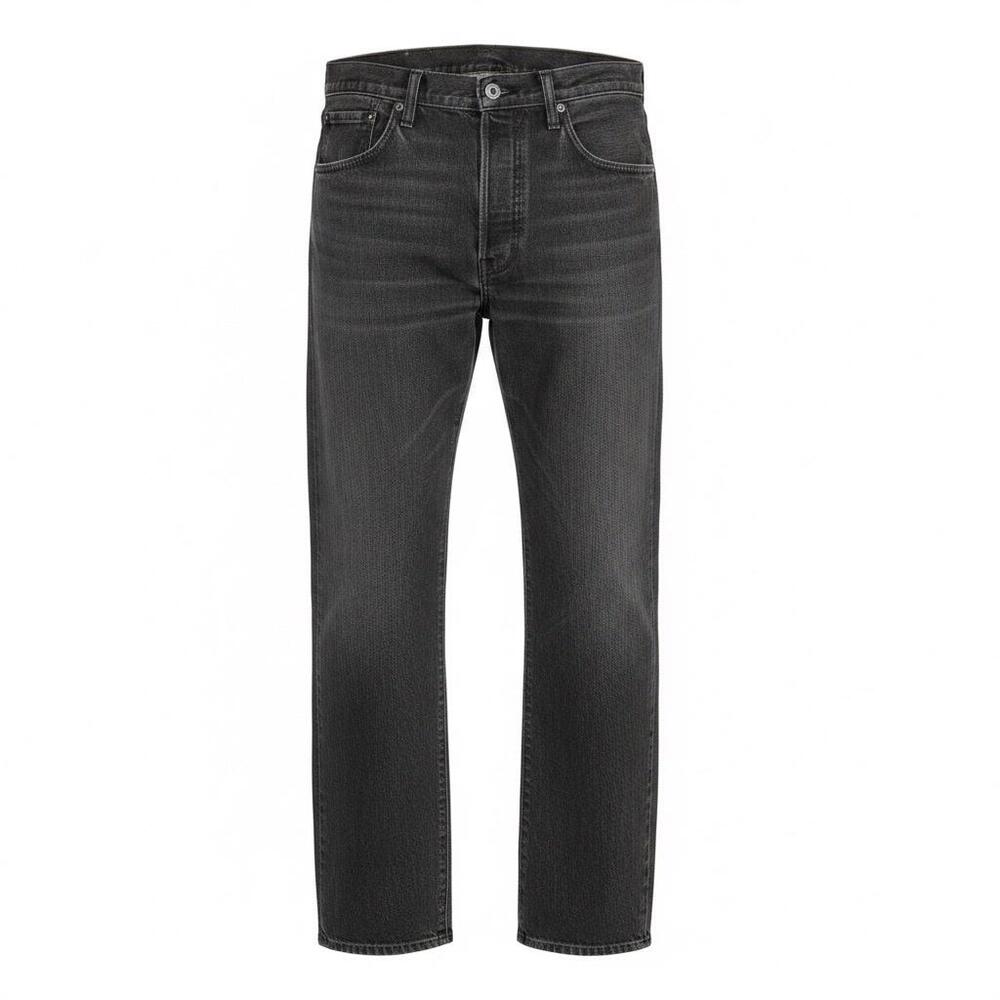 Levis 501 Jeans Mens 38x30 Gray Denim Regular Fit Straight Leg Button Fly